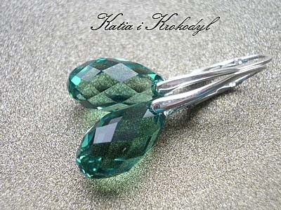 kryształ SWAROVSKI BRIOLETY ERINITE Katia i krokodyl