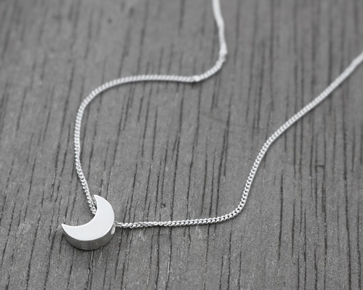  Naszyjnik z księżycem ze srebra 925 Coccola JEWELLERY