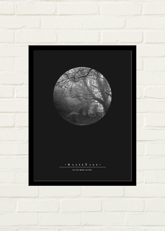 Black Tree Plakat 30x40 GAU Home