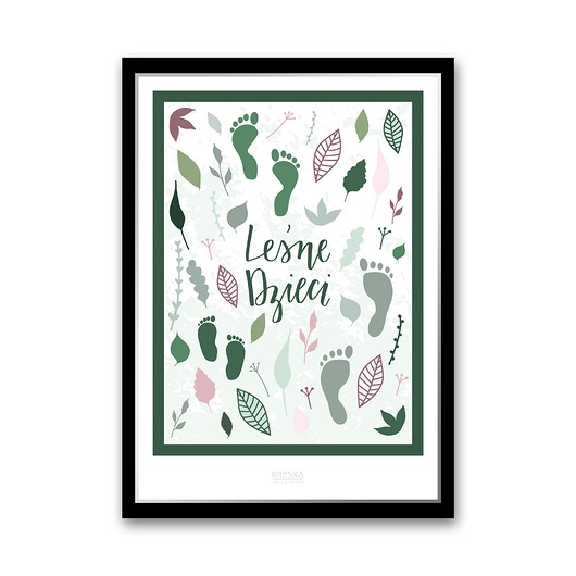 Plakat "Leśne dzieci" Kreska Jak Się Patrzy