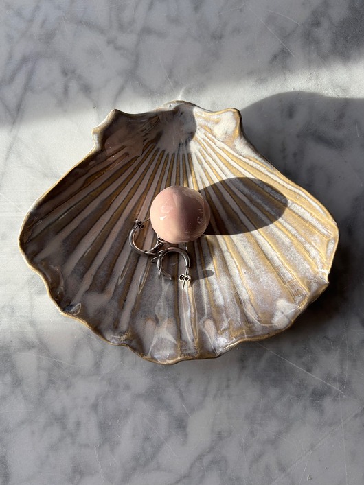 pojemniki na biżuterię Handmade Muszelka na Biżuterię Palo Santo Ceramiczna Waterfalls