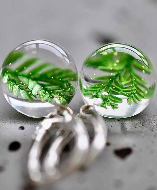 Kolczyki srebrne las Grol Jewellery