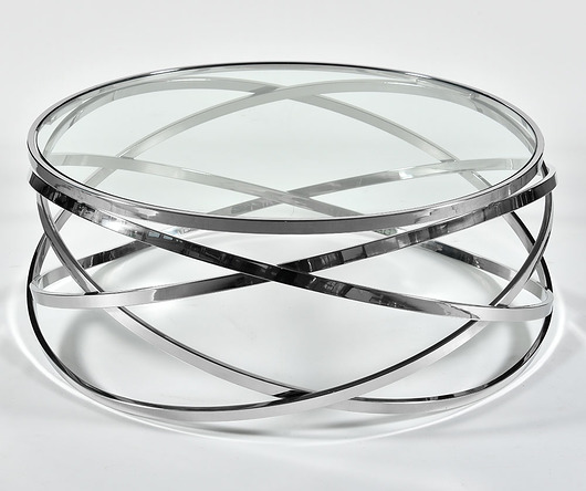 Stolik kawowy, dekoracyjny Deluxe Silver, 101 cm Home Design