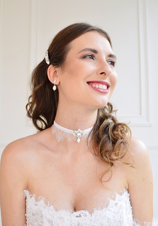 Biżuteria ślubna Choker Luisa