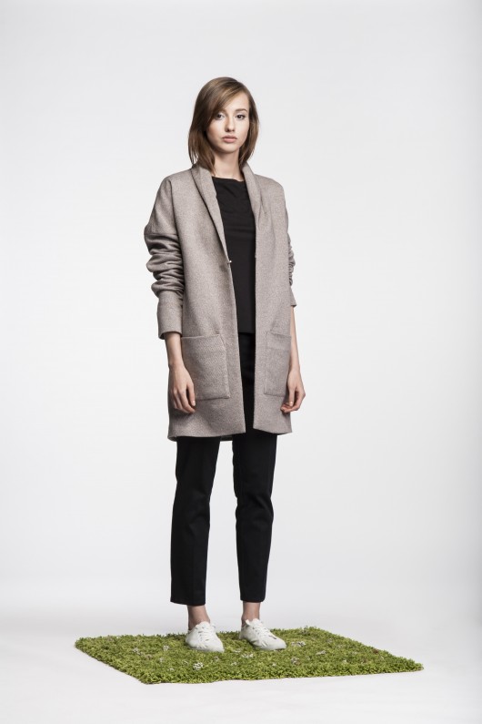 Kardigan xoxoxo/ unisex (kolor:cynamon i cukier) PAULINA PTASHNIK