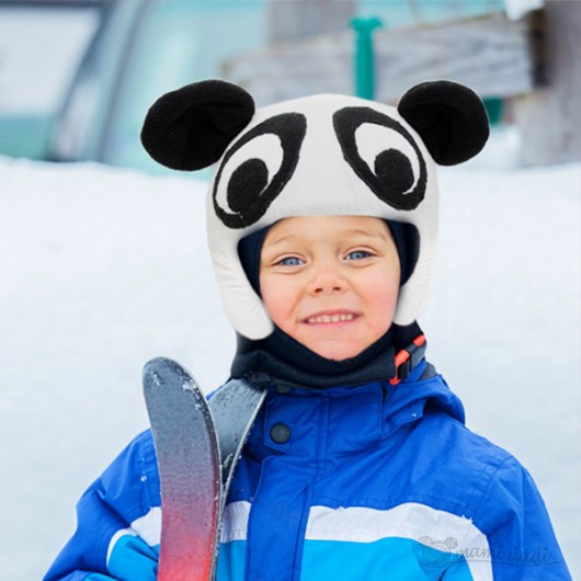 nakładka na kask -  Super Panda Mamidadi