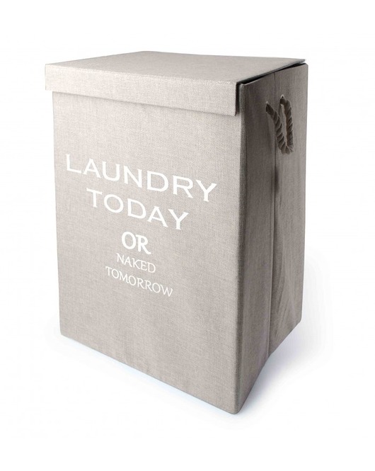 Kosz Na Pranie LAUNDRY TODAY beżowy MIA home