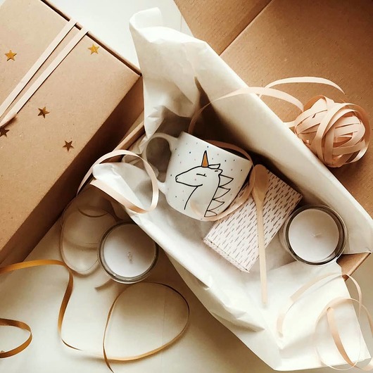 box jednorożcowy z herbatą my mug company