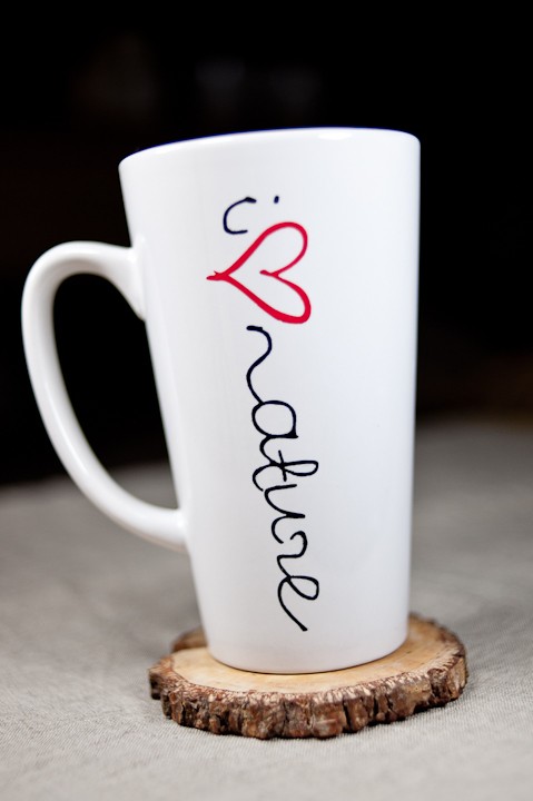 Kubek do latte &quot;i love nature&quot;  i love nature