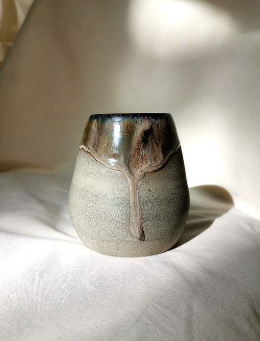 kubki Duża ceramiczna czarka na zimę - 440 ml