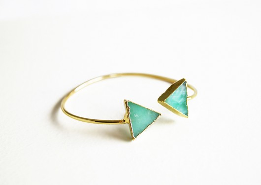 Jade Bangle – bransoletka z jadeitami  Lili in the Garden