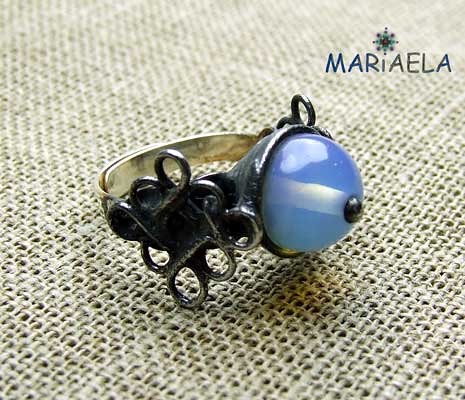OPAL PIERŚCIEŃ  MINI MARIAELA