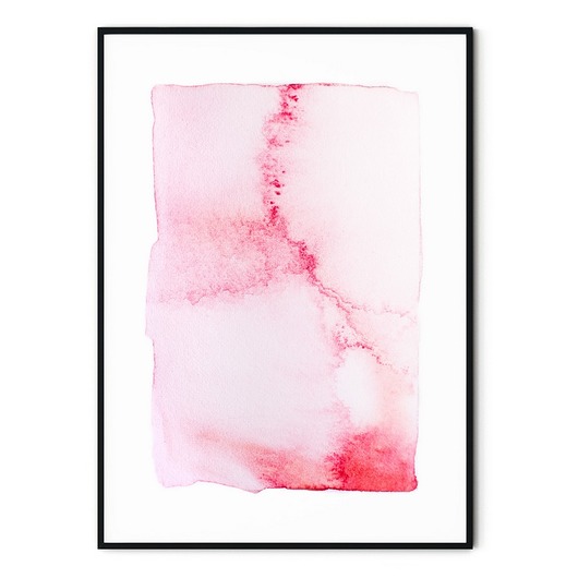 Plakat skandynawski minimalistyczny Aqua Rose myscandi