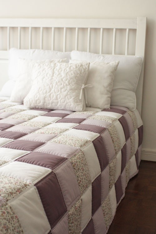 Narzuta patchwork dwustronna |hofa| patchwork house