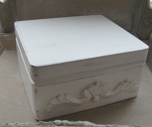 Szkatułka Shabby Chic scarllet art