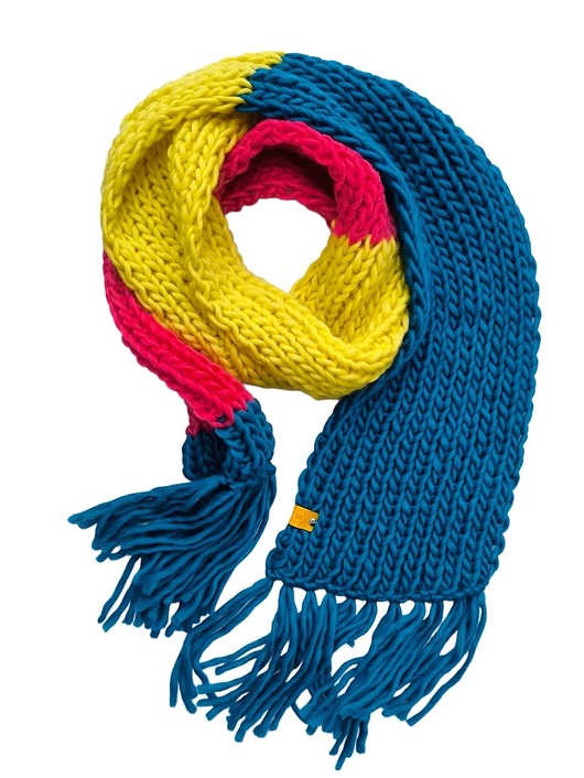 szale damskie Wełniany szal z wełny peruwiańskiej PERUVIAN WOOLY