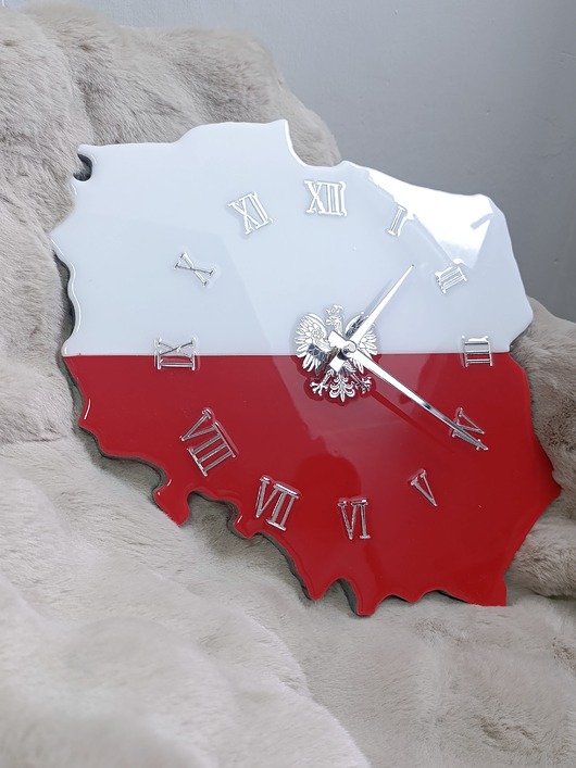 zegary Zegar ścienny z żywicy epoksydowej 