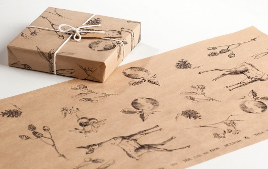 Drukowany papier pakowy - 5 różnych wzorów Studio Mini Forma