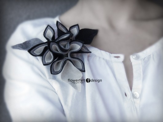 szaroczarna FlowerFelt Design