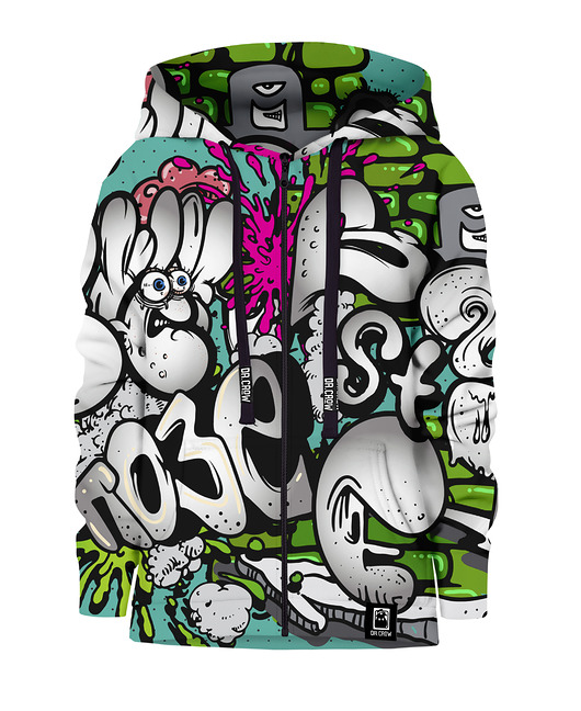 bluzy dla chłopców Bluza Zamek Chłopiec DR.CROW Graff