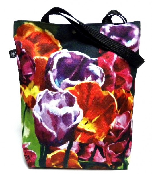 Duża torba z tulipanami Gaul Designs