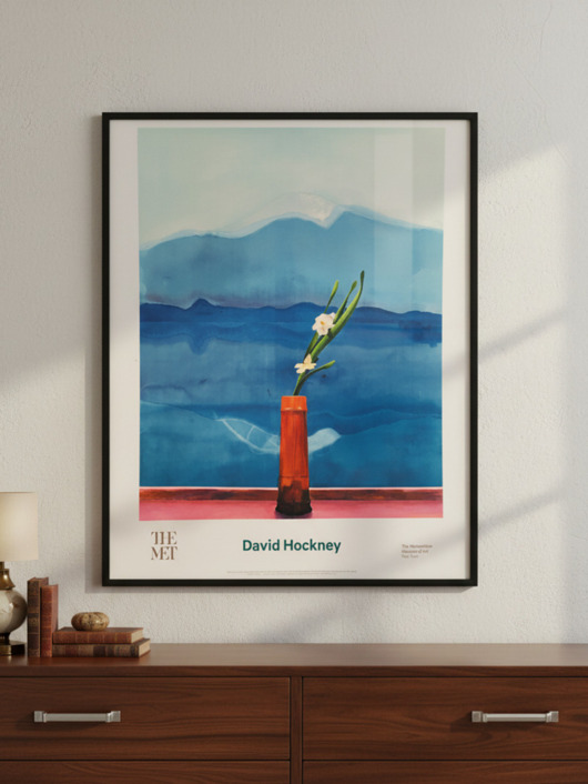 grafiki i ilustracje PLAKAT wystawowy David Hockney muzealny Met