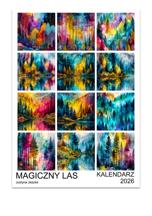 kalendarze i plannery Kalendarz 2026 MAGICZNY LAS