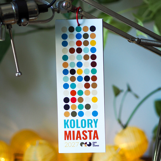 kalendarze i plannery Kolory Miasta 2027, kalendarz zakładkowy OKO MI SKOKO