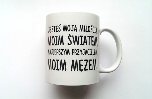 Kubek Mąż (Czarny kolor)  FarrowDesign