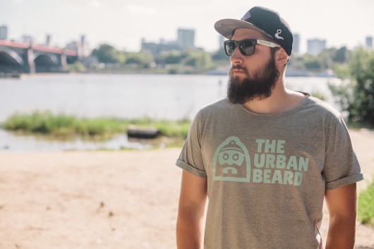 T-shirt negative The Urban Beard