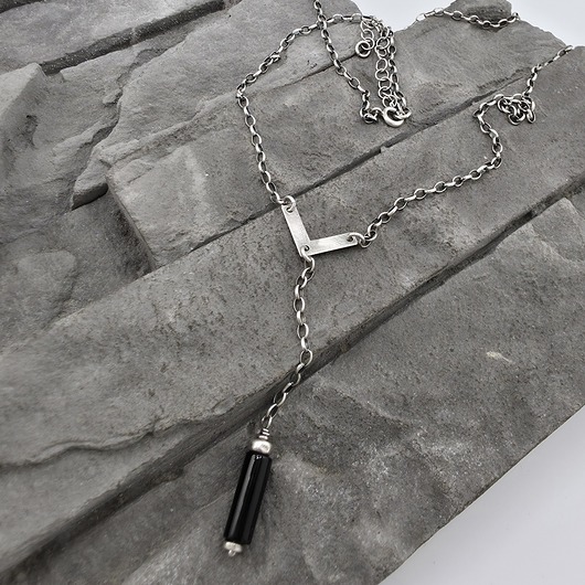 wisiory Simple - srebrny naszyjnik