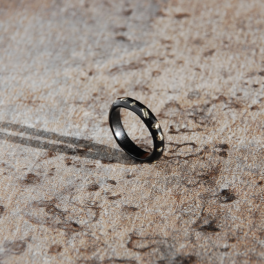 obrączki Obrączka z pirytami