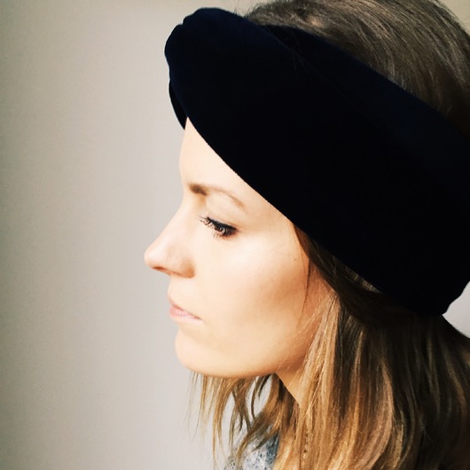 Black Velvet Turban - Opaska Girlsband