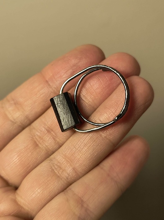 pierścionki srebrne Pierścionek BLACK amulet