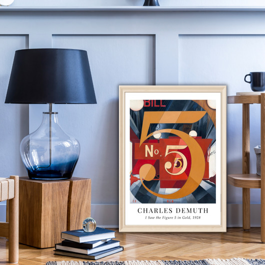 plakaty Plakat reprodukcja Charles Demuth "I Saw the Figure 5 in Gold"