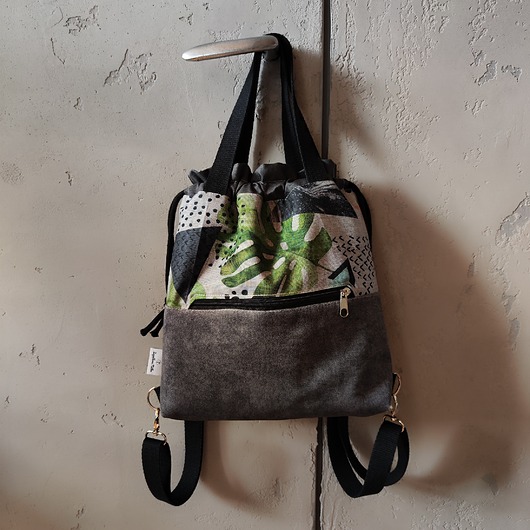 plecaki Plecako torebka 2w1 monstera