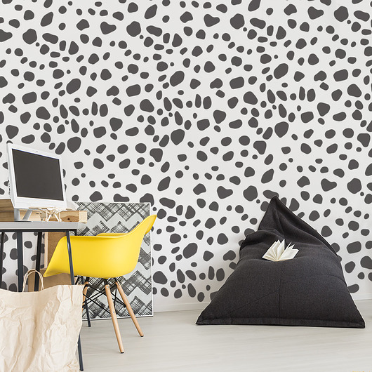 tapety i naklejki ścienne Powtarzalny szablon malarski /DALMATIAN SPOTS