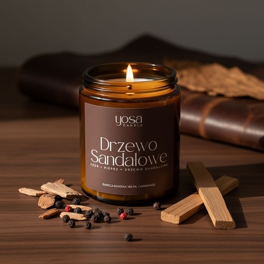 świece zapachowe Świeca Sojowa Drzewo Sandałowe