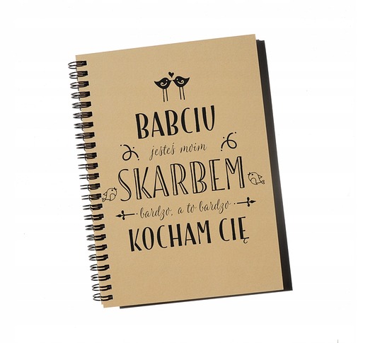 notatniki i albumy Babciu jesteś moim skarbem, notatnik