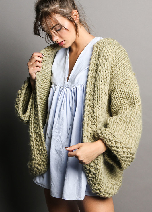 kardigany damskie Oromo Cardigan - Zestaw DYI