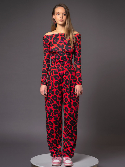 bluzki z długim rękawem damskie JULIETTA Solar Tropic - Bluzka z odsłoniętymi ramionami