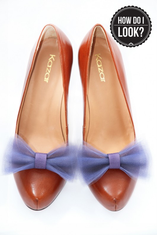 Ballerina's Bow - Violet - klipsy do butów HowDoILook