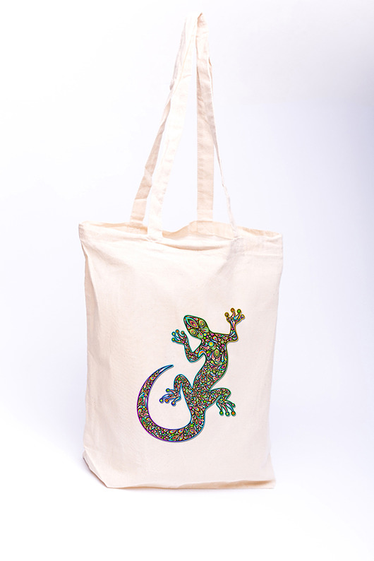 Torba z nadrukiem - Gekon (S) AllbagAllprints