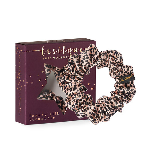 gumki do włosów LE SILQUE Gumka do włosów z jedwabiu - LEOPARD