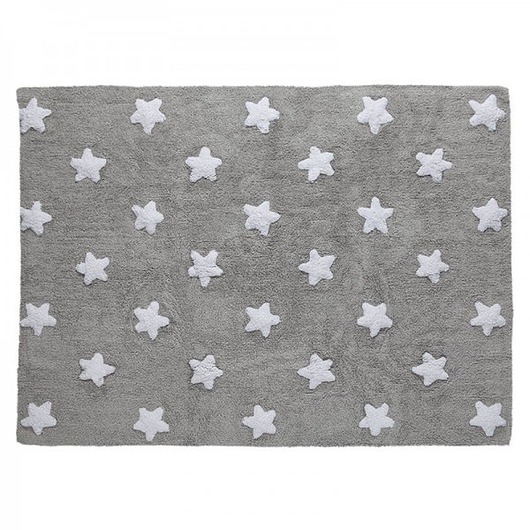 Dywan Grey Stars White Lorena Canals Lorena Canals