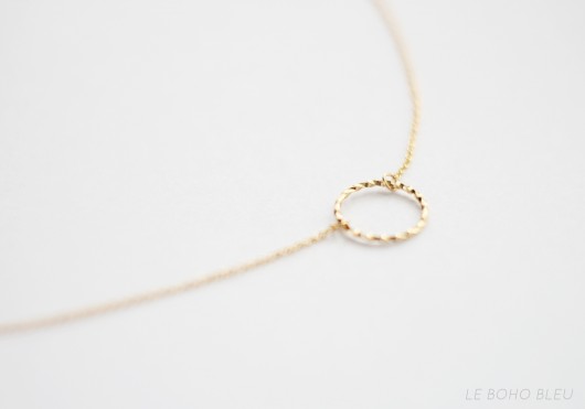 złote naszyjniki 16k Gold Plated Karma Necklace