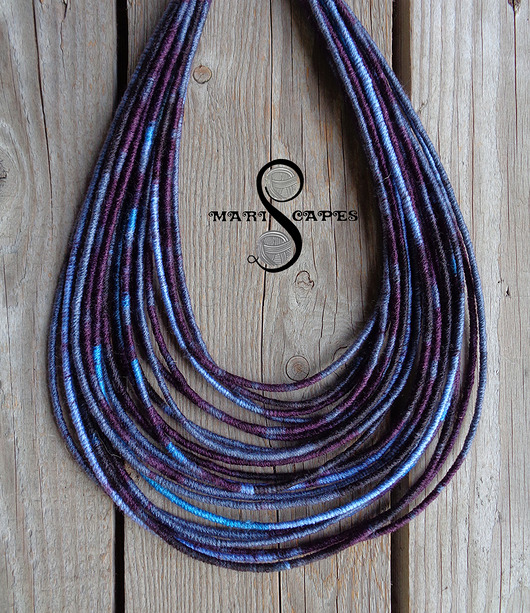 naszyjniki - inne Masajka "Dark Plum"