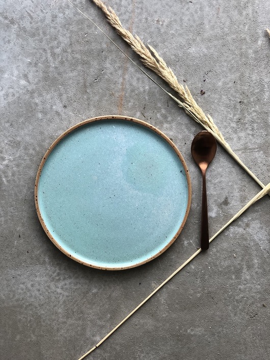 Ceramiczny talerz / podstawka Peppermint POTPOTSTUDIO