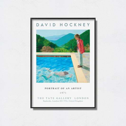 David Hockney Exhibition Poster Pas De LArt