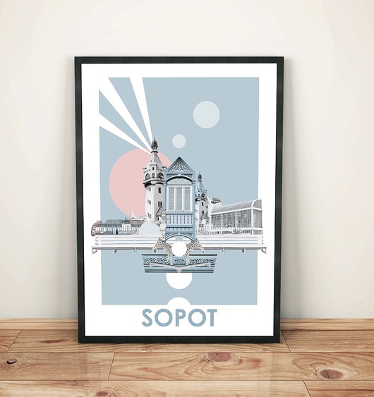 plakaty Plakat Sopot